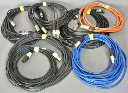 various-15x long XLR-to-XLR leads, Genesis